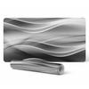 Decorative Mat for Laptop On Desk Wavy Lines of Abstraction 120X60 Cm