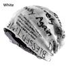 Thin Bonnet Letter Print Beanie Loose Style Hip Hop Beanies Fashion Pullover Hat  Unisex Wear