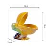 Ceramic Handicrafts Pelican Desktop Storage Tray Fruit Plate Bird Storage Container Simulated Animal Sculptures Home Decoration