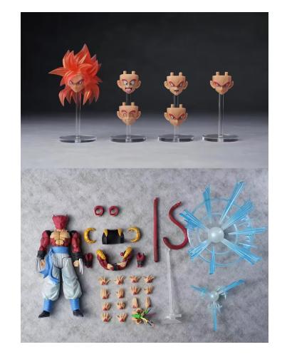 KAMIONE Gogeta 03AB GT 3.0 Action Figure SSJ4 Gogeta Figure Super Saiyan 4 Gogeta Figurine SHF Collectible Model Toy Sent in June