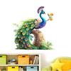 Peacock Wall Sticker for Kids Room Classroom playroom (60x60cm)