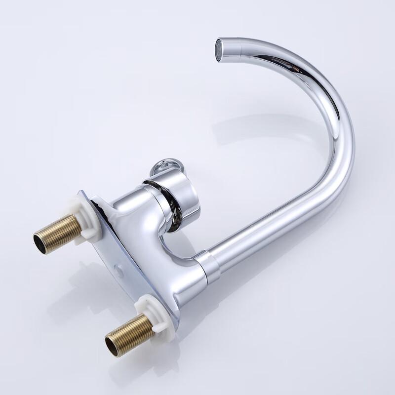 Copper Basin Faucet with 360° Swivel Spout