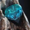 Epoxiharts Gitarrplektrum Norrskenshalsband Gitarrplektrum Plektrum Kreativt Hänge Gåvor till Musikälskare Män Kvinnor
