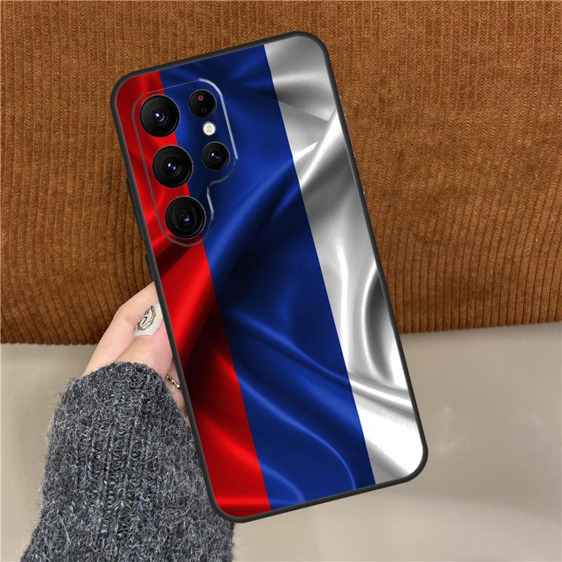 Russian Federation Flag Phone Case For Samsung Galaxy S25 Ultra S9 S10 S20 FE S21 S22 S23 Plus S24 Ultra Back Cover