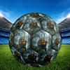 1pc Misty Riverboat Theme Soccer Ball Football, Size 5, Lightweight PVC, Outdoor Training Soccer Ball,Sports Gift T61495