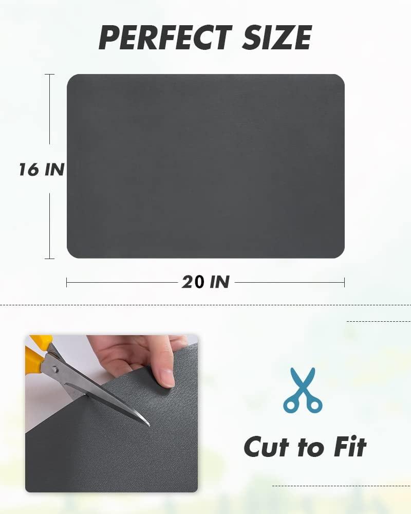 Coffee Mat For Countertops Waterproof For Countertop Accessories Fit Under Maker Espresso Machine Absorbent Hide Stain Rubber