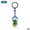 Mini Pill Organizer with Keychain Travel-Friendly Medicine Box for Daily Easy Storage