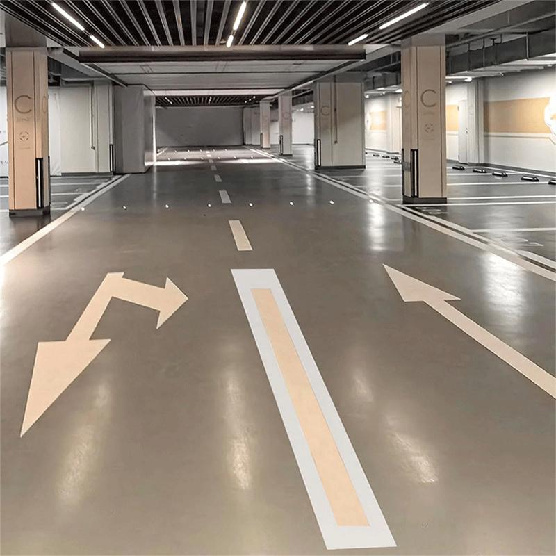 Parking Lot Line Stencil 4X84.6 Inch Reusable Silicone Foldable Straight Line Stencil Pavement Stencils For Curbs Parking Lots