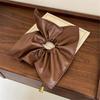 Multiuse PU Hair Scrunchie for Trendy Hairdos Soft Elastic Hair Rope for Daily Wear Elegant Hair Styling Band Ornament
