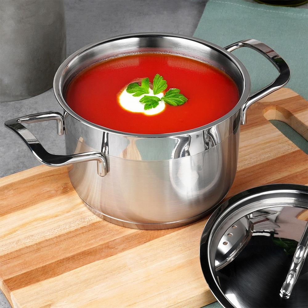 Steel pot with lid ANETT 14 cm, 1.5 l