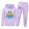 Spring Autumn Six Seven 67 Print Children Hoodies Set Kids Fashion Sportsuit Boys Long Sleeves Pants Suit 2 Piece Trouser Set