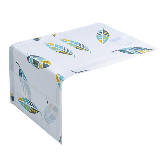 Microwave Top Protector Double Pockets Oil Proof PEVA Machine Scratch Proof Toaster Oven Dust Cover Kitchen Accessories