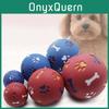 Multi-color Durable Rubber Pet Chewing Ball Available In Three Sizes For Dogs And Cats