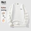 Baleno S&K Series Men's Letter Pattern Crew Neck Sweater
