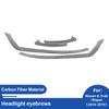 Carbon Fiber Headlight Eyebrow Trim Cover for Nissan Qashqai Rogue X-Trail 2014-2019 Paint Protective Foil