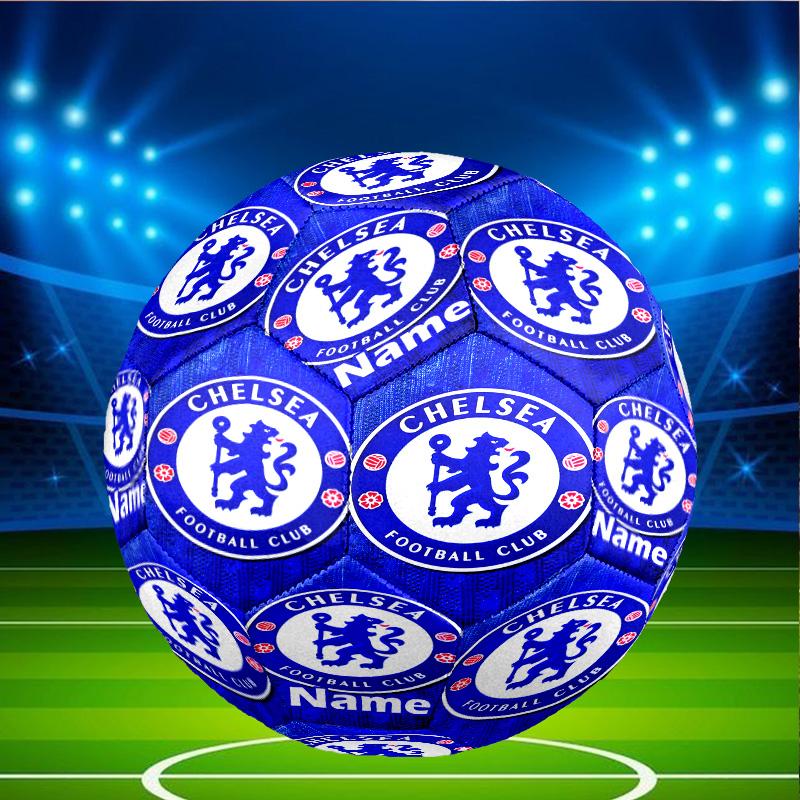 Benutzerdefinierter Name Personalisierter Chelsea F.C-A Druck Größe 5 Fußball Training & Spiel Fußball, für Team, Treten, Geschenk für Fußball-Enthusiasten