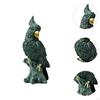 Parrot Statue Resin Animal Sculpture for Table Centerpiece Fireplace Cabinet Style A