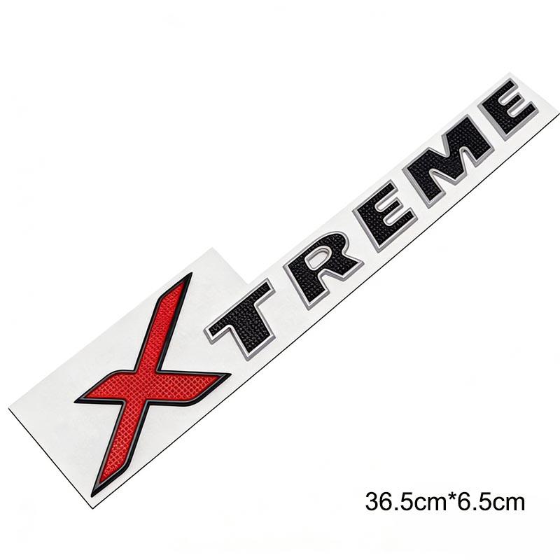 3D ABS XTREME Badge Sticker Side Fender Rear Trunk Emblem Decal Car Exterior Styling Accessories