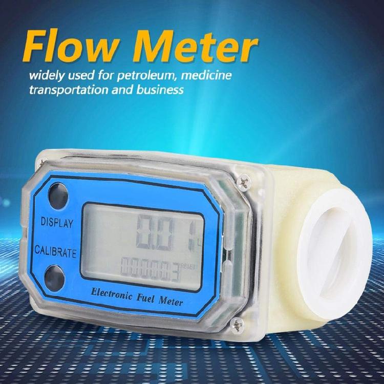 Digital Flow Meter Die sel Fuel Flowmeter High Accuracy 1-Inch Turbo Flow Meter