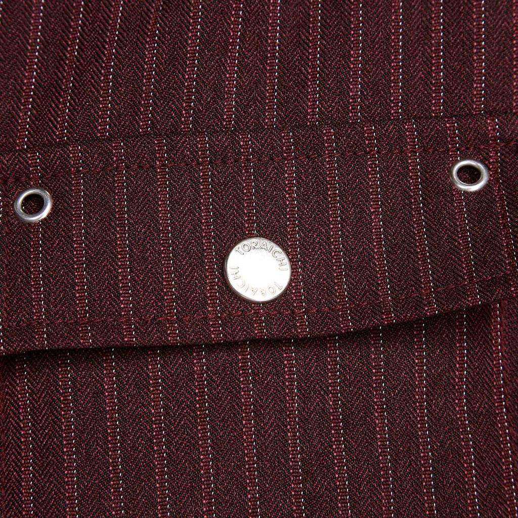 Toraichi TORA Jacket Size Silver Rider's (Striped Polyester) 127-4309-554, 4L, 37,