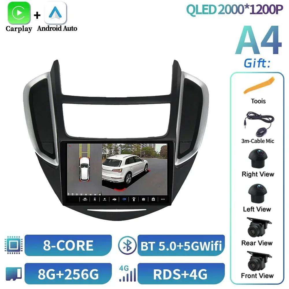 Android 14 Pentru Chevrolet Trax 2014-2016 Radio Auto Multimedia 4G Navigație GPS Wireless Bluetooth Carplay Ecran Tactil Stereo