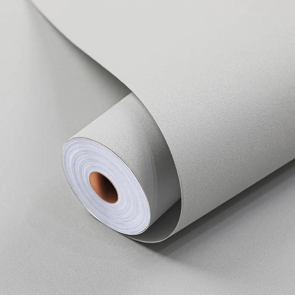 White Stickers waterproof matte wallpaper vinyl self-adhesive sticker for wall furniture living room touch paper home decoration