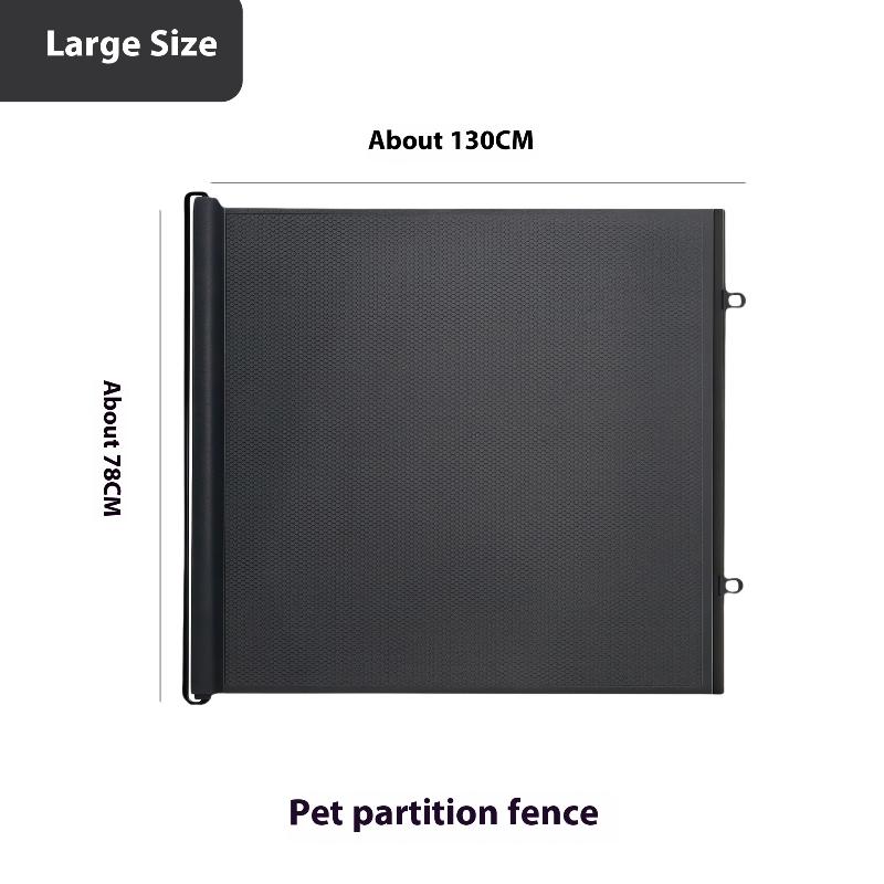 Safety Pet Mesh Fence Cat Gate Retractable Safety Gates For Pets No Drilling Barrier Childproofing For Small Medium Large Breeds