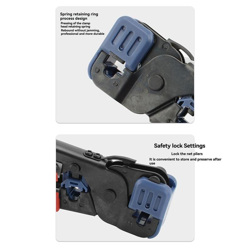 

Fresh Crimp Tool Strip & Crimp Tool RJ45 RJ11 Crimp Tool With Cable Stripper TAA(RJ4511TOOL)