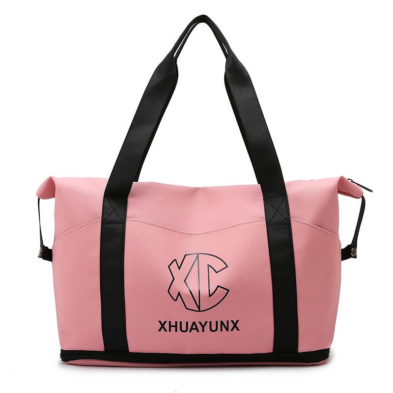 New large-capacity wet and dry separation sports fitness bag business trip short trip bag casual swimming yoga bag