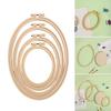 Pack Of 4 Stitching Hoop with Spring Clip Embroidery Display Frame Embroidery Hoop for Embroidery Hand Stitching