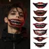 Wasserdichte gruselige Make-up-Sticker 3 Stück Realistische Mundtattoos für Halloween Zombie Vampir Clown Party, Wasserdichte temporäre FX Horror-Aufkleber