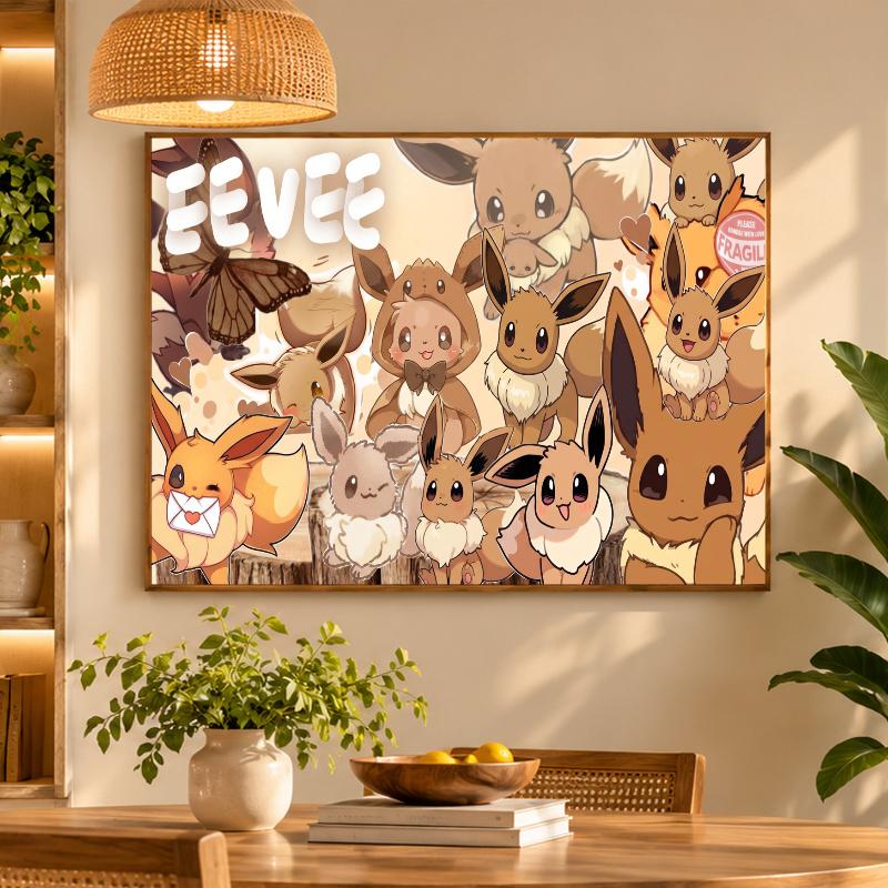5D Diamond Painting Eevee DIY Full Drill Diamond Art Kit Home Decoration