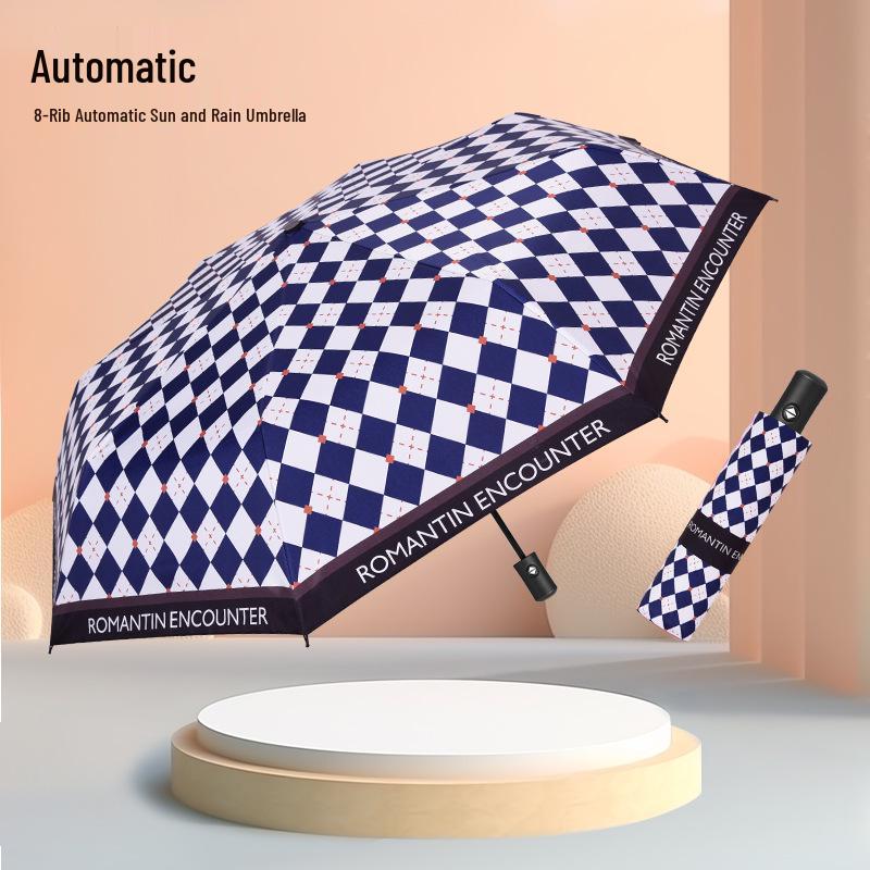 Stylish Women's UV Protection Automatic Sun/Rain Umbrella