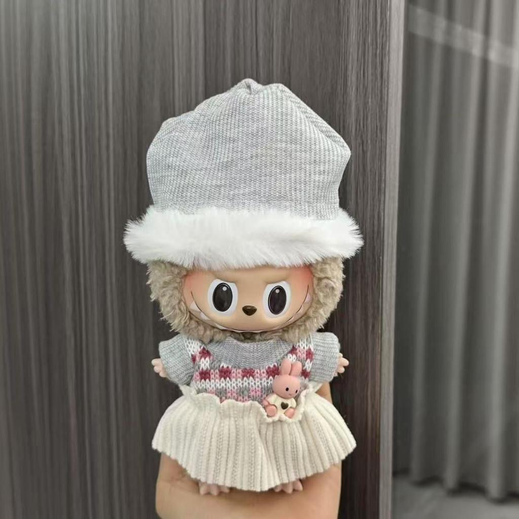 Baby Clothes 17cm Pendant First and Second Generation Vinyl Plush Doll Replacement Clothes Set