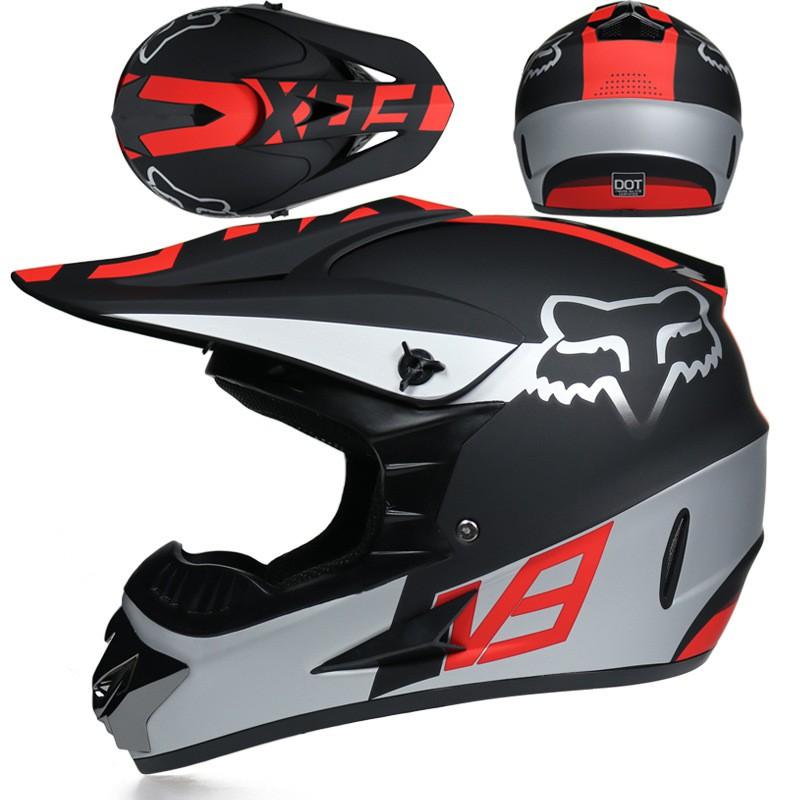 Full Face ABS Off-Road Motorcycle Helmet Men Women Lightweight Safety Gear In Multiple Colors Sizes