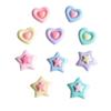 Love Star Double-Layer DIY Resin Accessories: Handmade Cream Style Hairpin & Mobile Case Decor