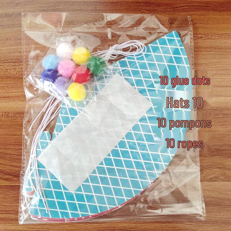 Xiaohongshu Style Birthday Hat & Cake Decorations - Fun Photo Props for Baby's First Birthday
