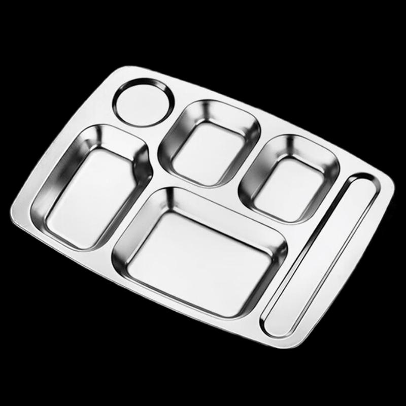304 Stainless Steel Divided Dinner Plate