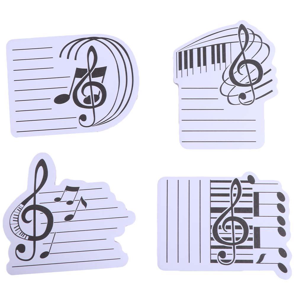 10Pcs/Set Various Music Shapes Music Note Sticky Notes Message Paper  Teen/Adult/ Girls