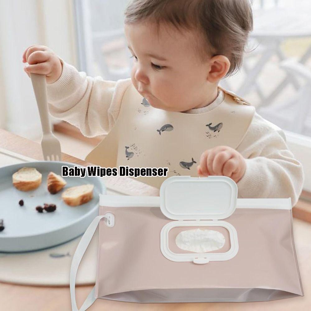 New Portable Wipes Dispenser Refillable Resuable Wipes Holder Wipes Container for Travel