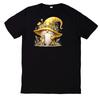T-Shirt Funny Dwarf and Animal Motif Cotton