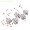 5 Pcs Wire Fishing Lure Cage Fish Bait Cage Fishing Trap Basket Feeder Holder