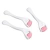 3 Pcs Face Muscle Massage Roller Deep Relaxation Relieve Fatigue Silicone Facial Eye Massage Roller Pink
