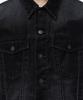 Musinsa Standard Velvet Denim Trucker Jacket [Black]