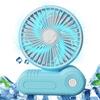 USB Rechargeable Desk Fan, 3-Speed Portable Table Fan, Quiet Personal Cooling for Home Office Bedroom Car, Long Battery Life