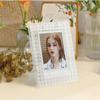 Desktop Decor Instant Camera Photo Frame Rivet Card Display Stand for Polaroid/Fujifilm Instax