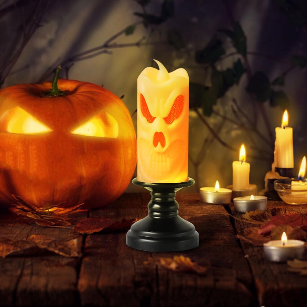 Halloween LED Pumpkin Lantern Candle Light