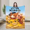Warm BlanketGirls Boys Decorative Simba Lion King Throw Blanket  Flannel Bedspread Chair Sofa Bed Street Trend Sofa Bed Cover