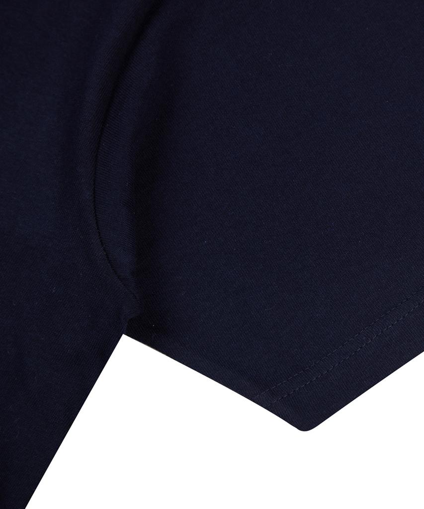 CREAM SODA LAB [2Pack] Lab Smile Flow Short Sleeve T-Shirt Black Navy