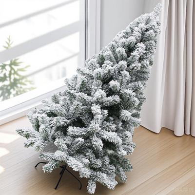 Artificial Flocked Christmas 60cm Indoor Outdoor Holiday Decor Xmas Tree Decoration Simulation Xmas Tree Ornament Festive Scene
